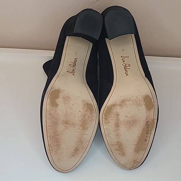 SAM EDELMAN Case Suede Block-Heel Booties Size 11 - Picture 10 of 13